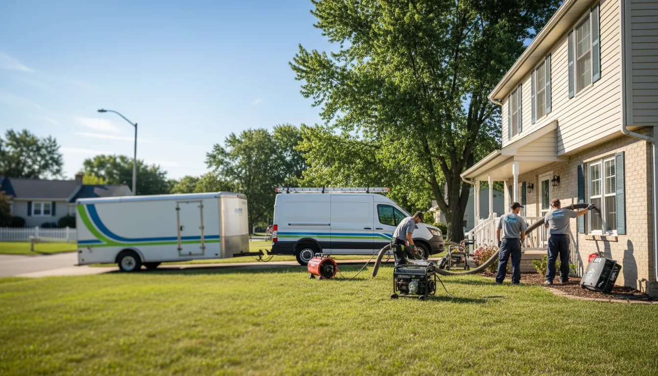 Flooded Basement Restoration And Cleanup With Repair in Shannon, IL near me